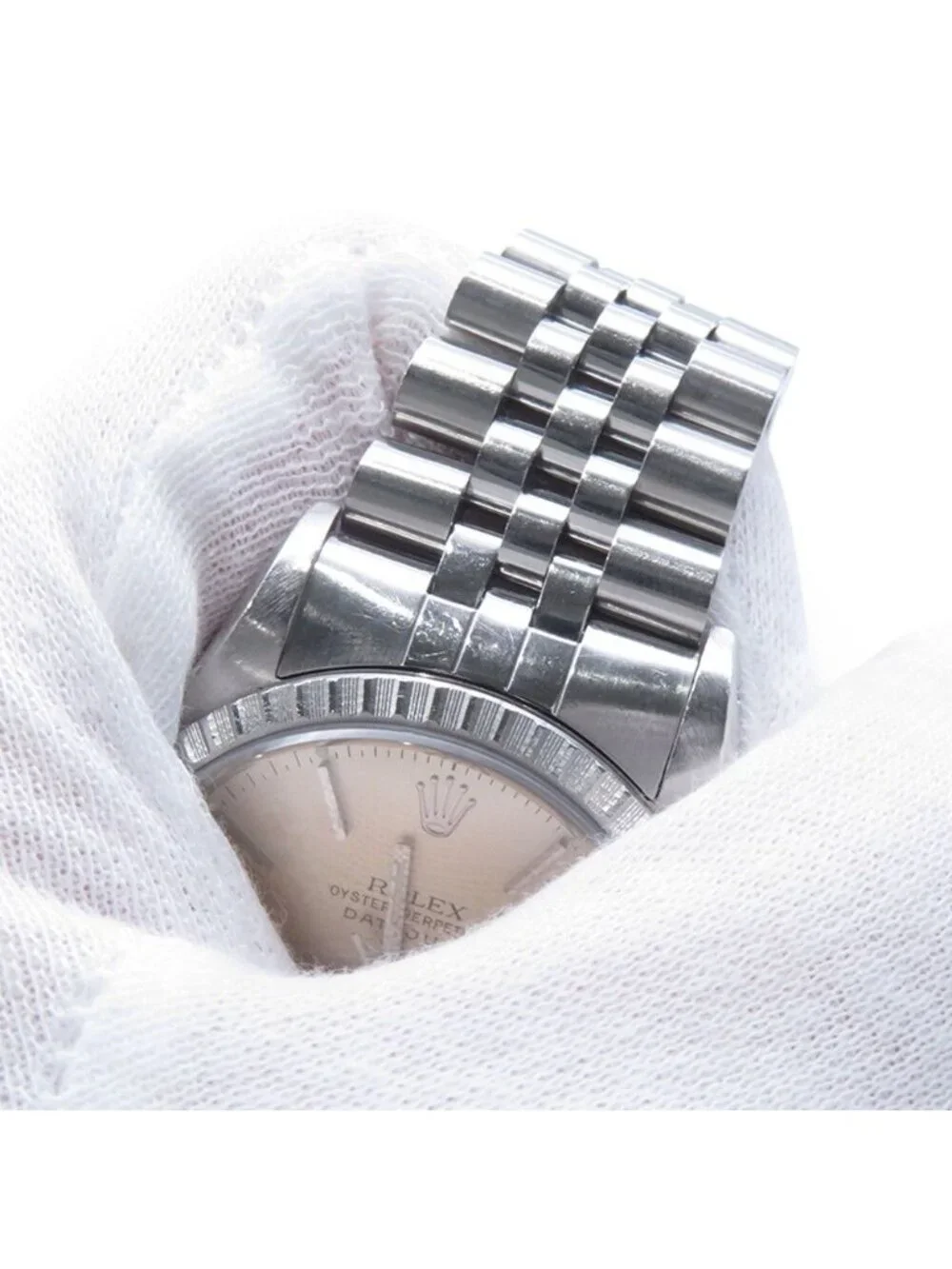 Rolex Datejust Watch Silver Dial